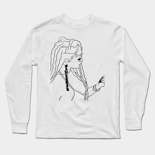 Sweet thang outline Long Sleeve T-Shirt by Sopicon98